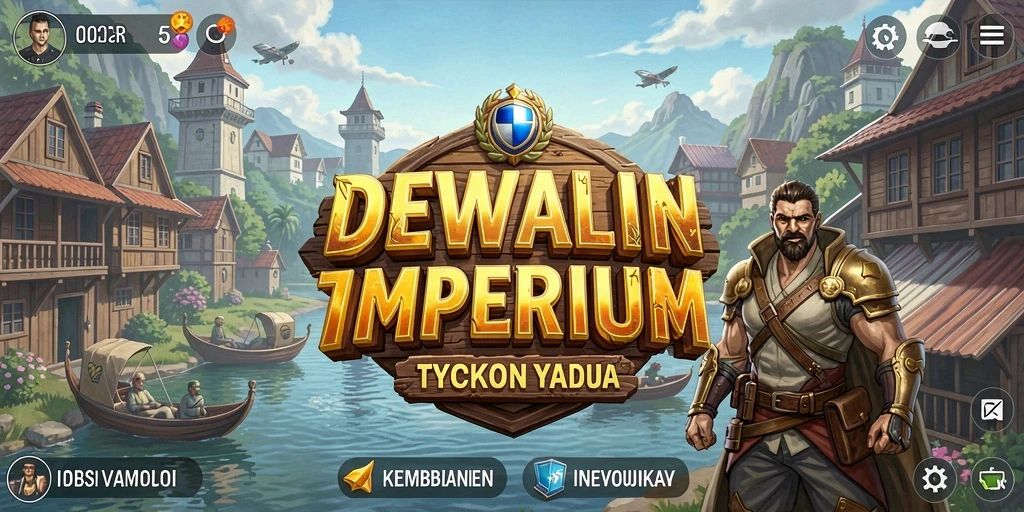 Tampilan menarik gameplay DEWALIN yang penuh strategi Tycoon.