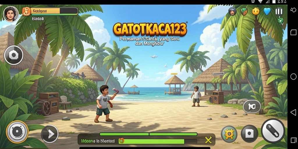 Grafis colorful dan gameplay seru dalam GATOTKACA123.