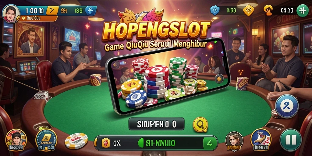 Screenshot gameplay QiuQiu yang seru dan menghibur.