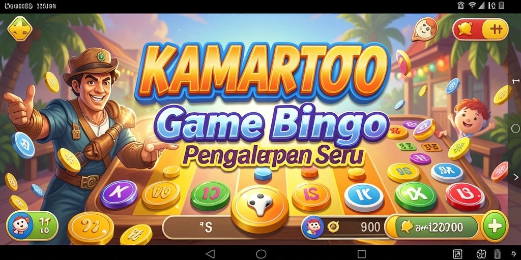 Tampilan gameplay KAMARTOTO yang seru dalam permainan Bingo.