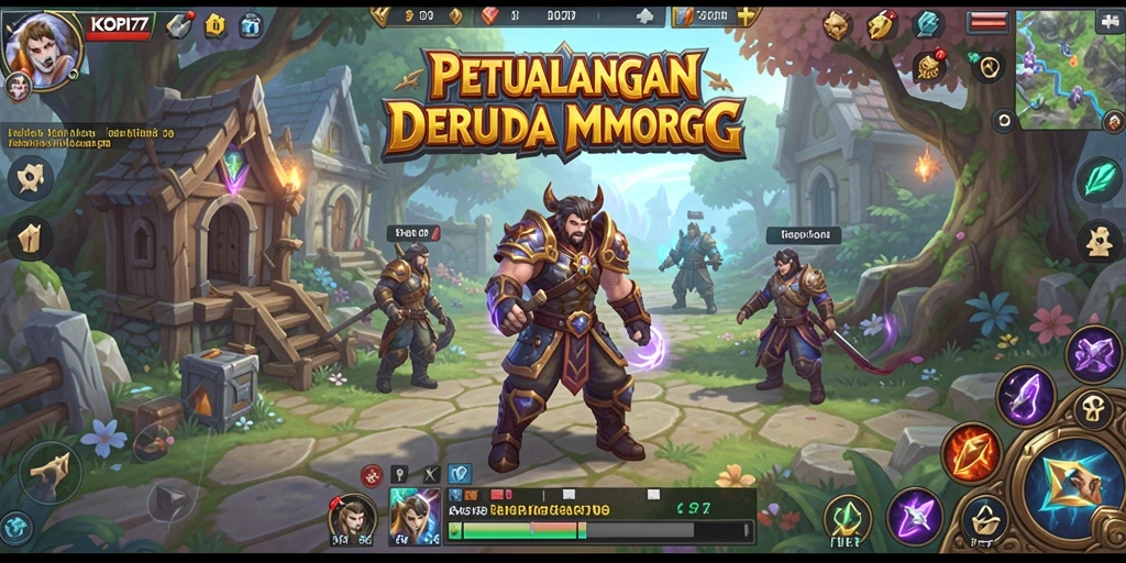 Tampilan gameplay menakjubkan di KOPI77 dengan pertarungan nyata.