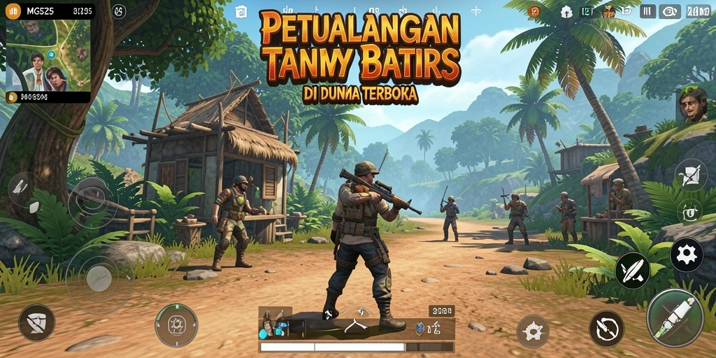 Gameplay yang menakjubkan dari dunia terbuka MG525.