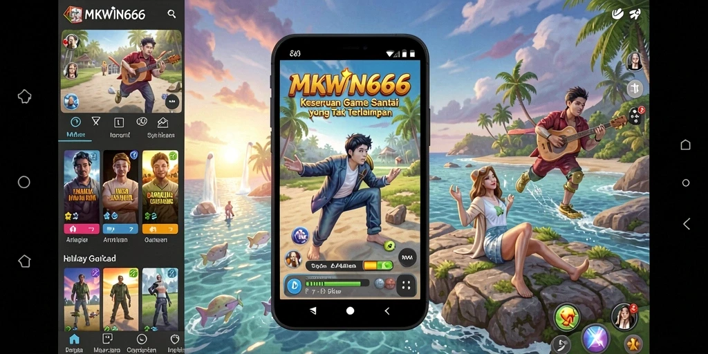 Screenshot gameplay MKWIN666 yang menampilkan keseruan bermain game Casual.
