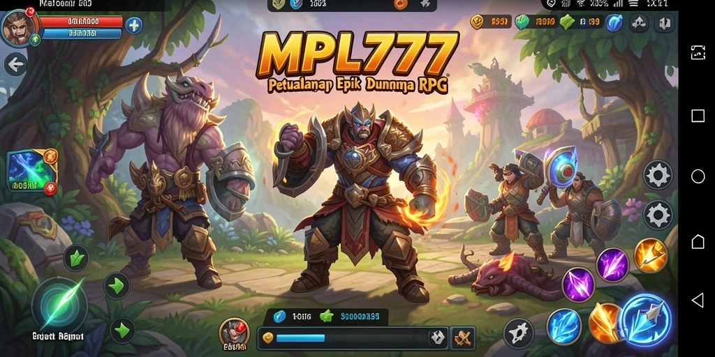 Tangkapan layar gameplay MPL777 dengan aksi petualangan RPG yang mendebarkan.