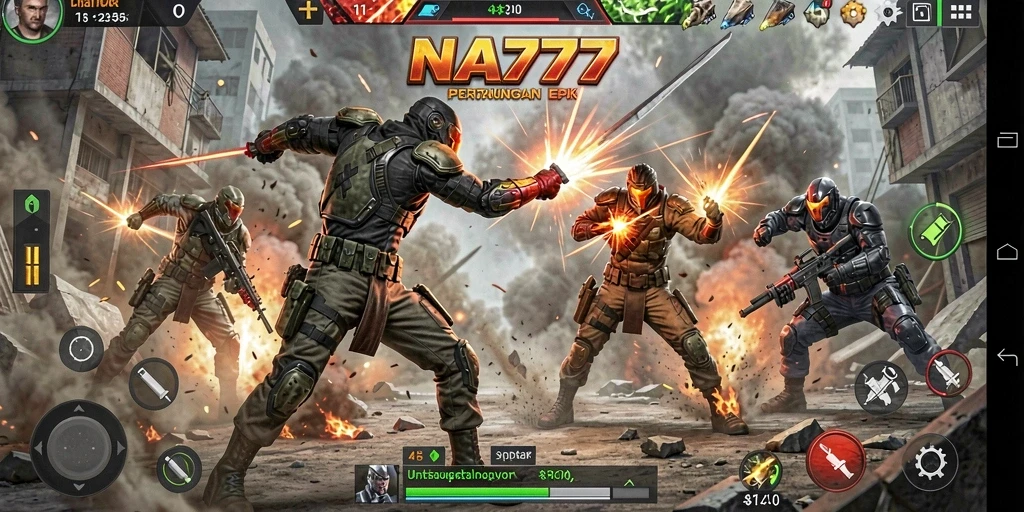 Tangkapan layar gameplay NA777 dengan aksi mendebarkan dan grafis luar biasa.