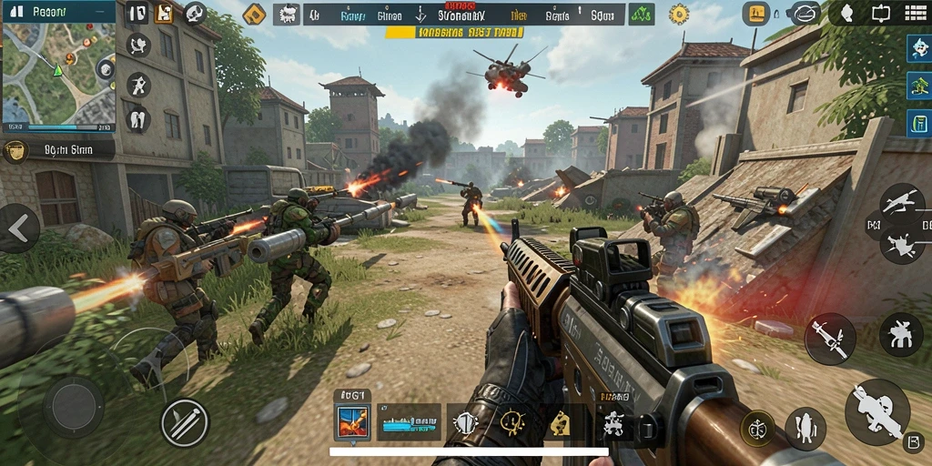 Screenshot PG11 menampilkan aksi tembak-menembak yang intens dalam gameplay TPS.