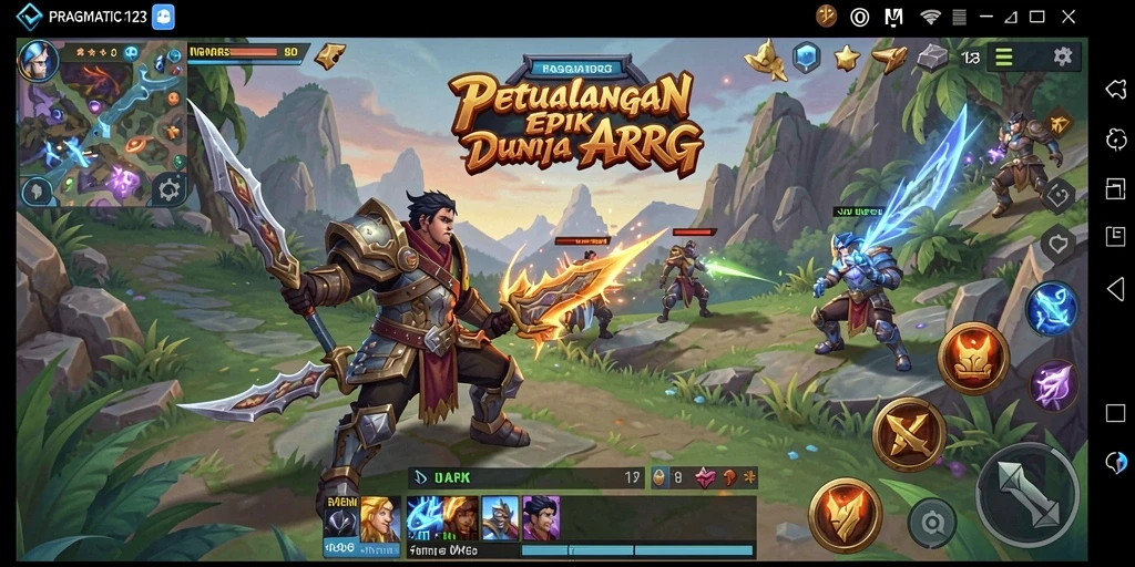 Tampilan menakjubkan dari pertempuran epik di PRAGMATIC123.