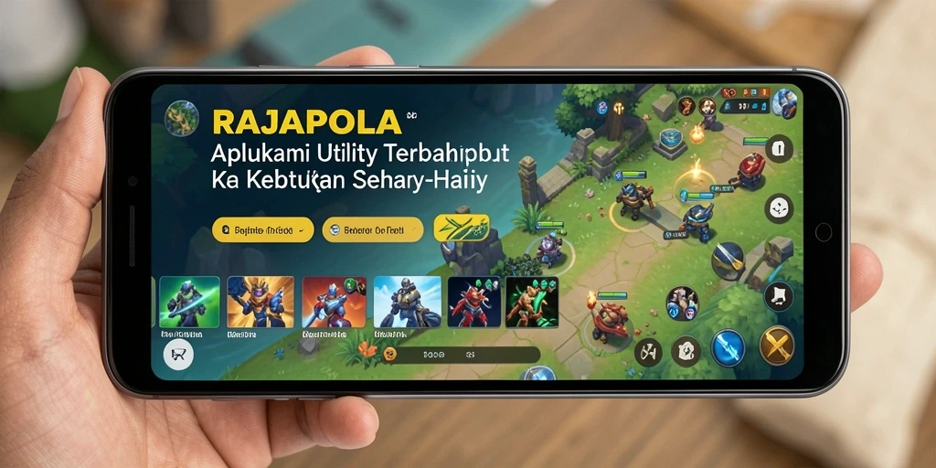 Screenshot RAJAPOLA menampilkan antarmuka aplikasi yang intuitif.