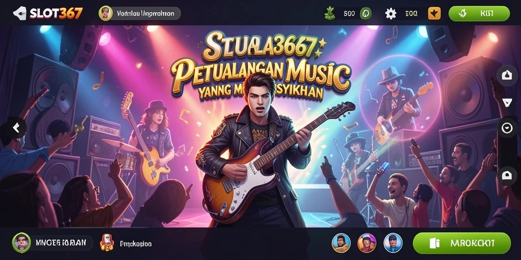 Tampilan gameplay SLOT367 dengan melodi yang seru dan grafik menarik.